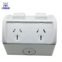 Australia SAA certified Weatherproof waterproof switched socket outlet weatherproof IP53