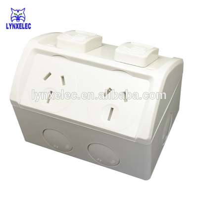 Australia Weatherprotected IP53 Waterproof switched socket outlet