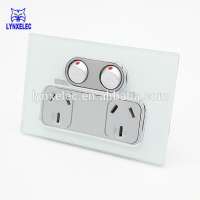 socket australia high quality switch australia Glass panel socket