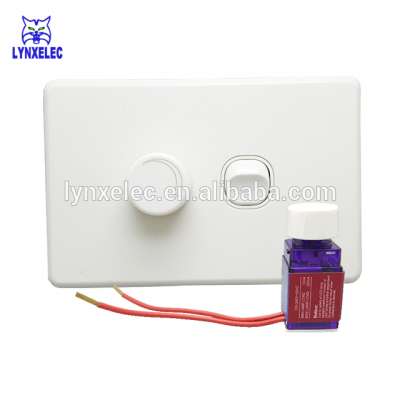 Acrylic 2 gang Wall Switch lighting switch SAA dimmer switch