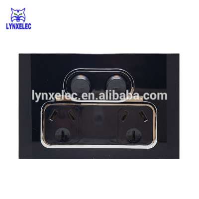 Australia Hot sell SAA approval Luxury 10A electrical double switch socket