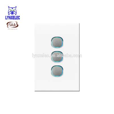 SAA Australia appoval 250V 16A  touch switch push button switch